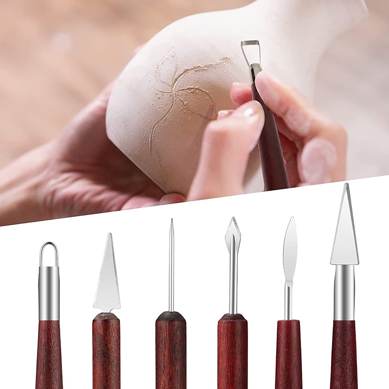 6 ШТ. Інструменти для ліплення – Wood Chisel Set recenzja i cena