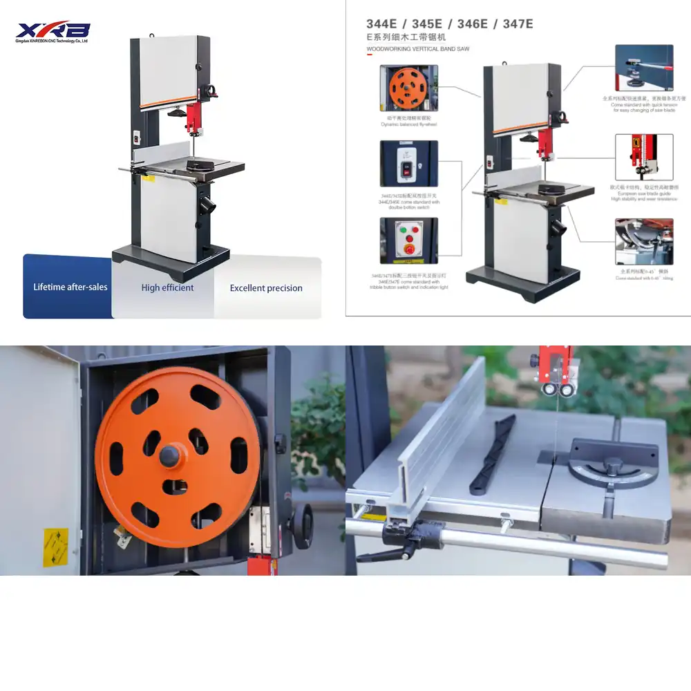 Piła taśmowa pionowa MJ345E, w – Woodworking Machinery For Sale recenzja i cena
