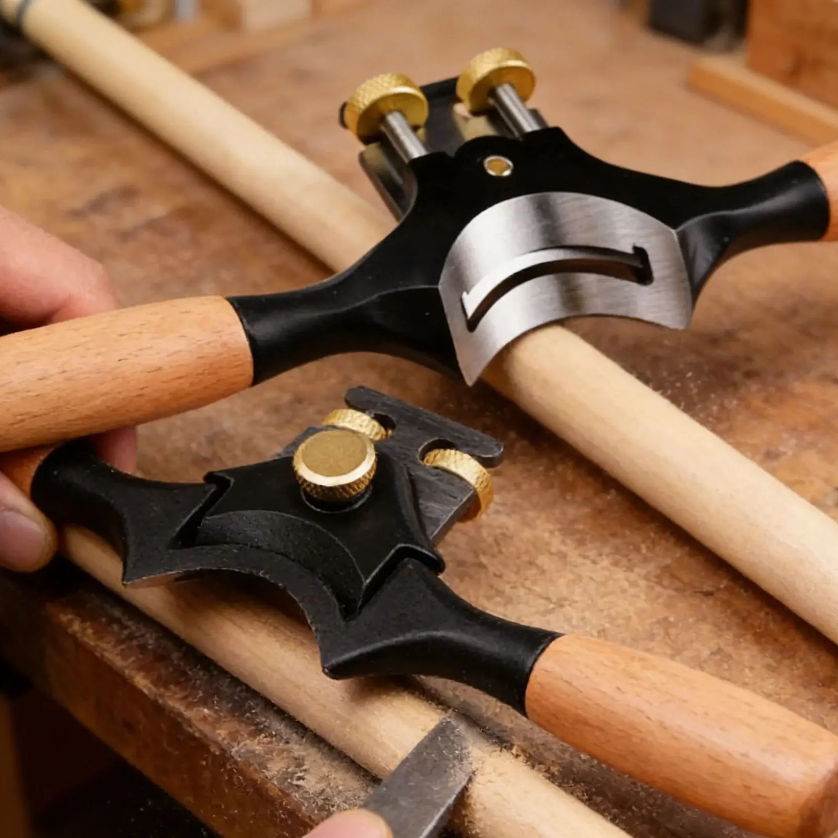 Regulowana dwuręczna mini stru – Drawknife Blade recenzja i cena