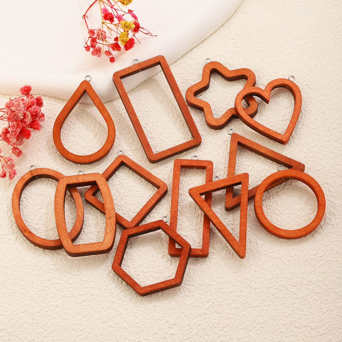 10 SZT. Drewniane geometryczne – Woodworking Resin recenzja i cena